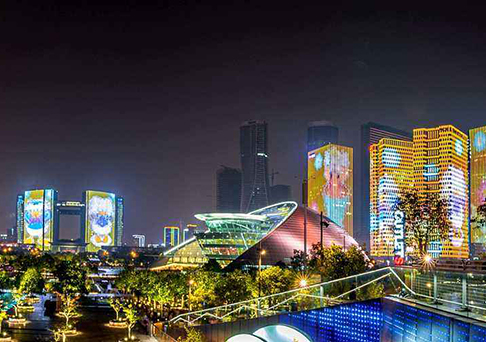 城市地标灯光秀,点亮都市“夜生活”-明思维照明