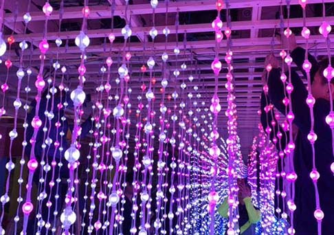 瀚沃打造网红馆:室内空间也有绚丽的灯光展-明思维照明