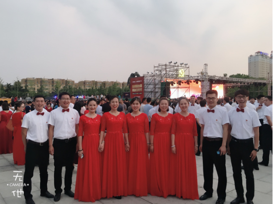公司参加临淄区庆祝建党98周年“不忘初心 牢记使命”红歌演唱会活动