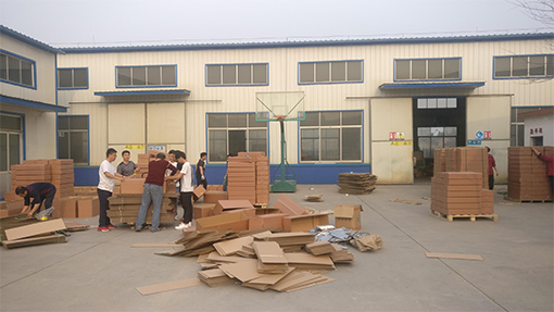 灯具打包发货