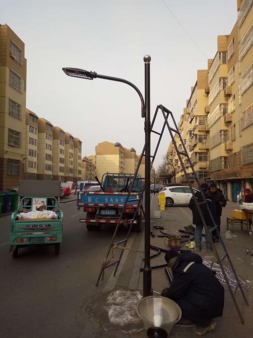 改造后路灯