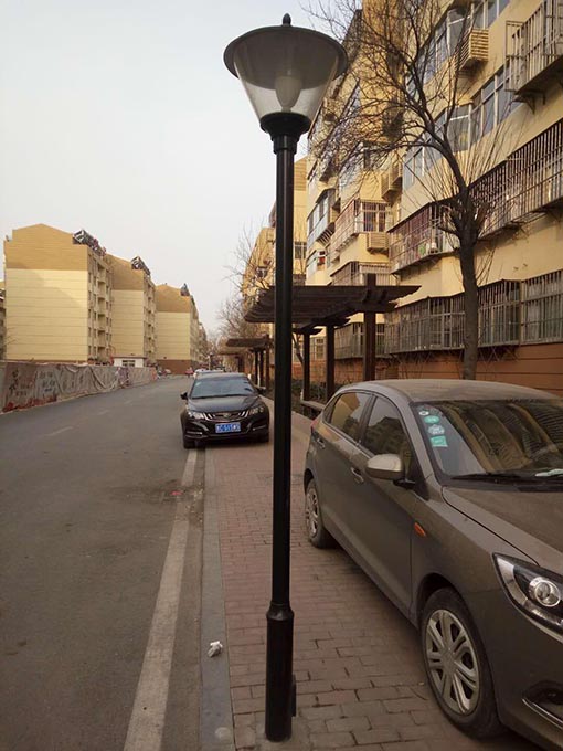 改造前路灯