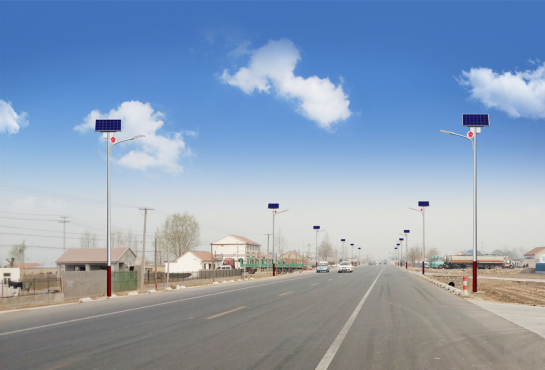 路灯效果图